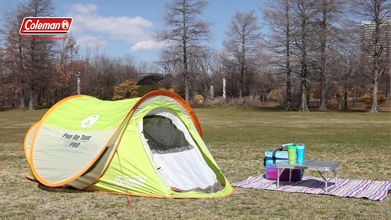 シェードの組み立て方「ポップアップシェード」 | コールマン - YouTube