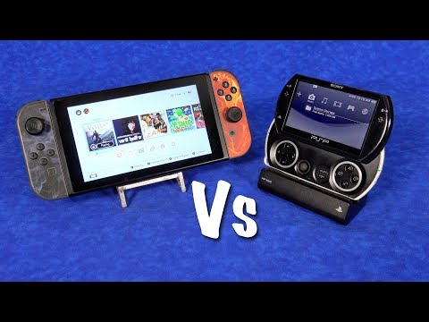 Nintendo SWITCH vs PSP Go - Sony did it 8 years earlier?!? - YouTube