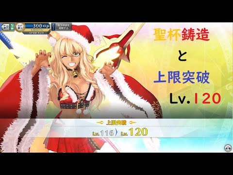 FGOAC] ゆっくり 聖杯鋳造とLv.120まで上限突破させてみた