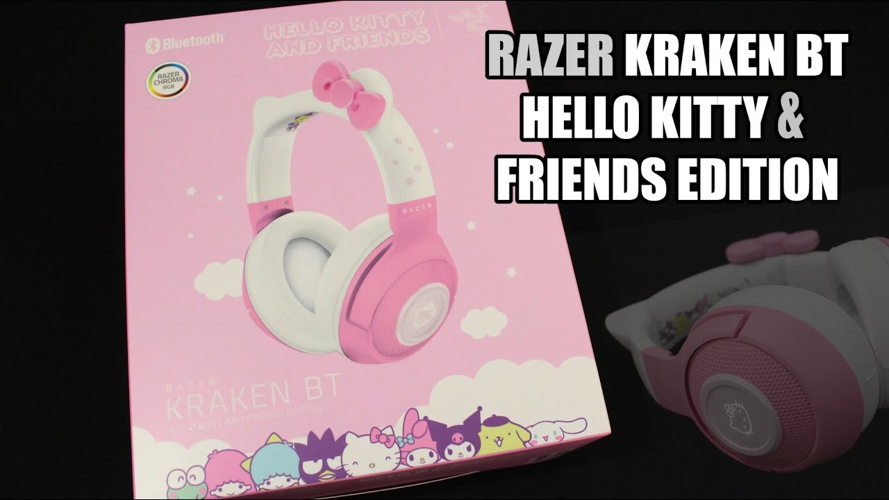 UNBOXING - RAZER KRAKEN BT HELLO KITTY AND FRIENDS EDITION - YouTube