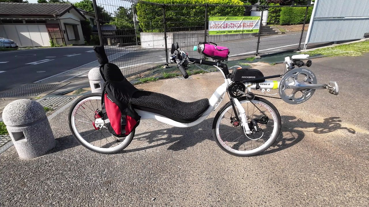 リカンベント RECUMBENT Performer FWD 20inch(406→451) 走行動画 4K