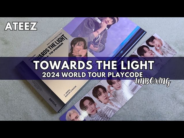 Ateez Towards the Light Will to Power 2024 World Tour Playcode