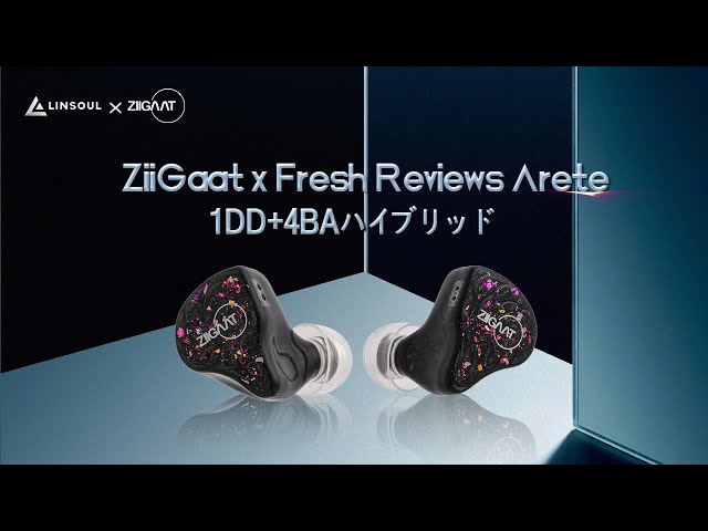新製品速報！！ZiiGaat×Fresh Review Arete--- 1DD+4BAハイブリッド型