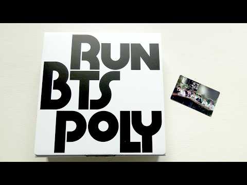 ASMR] Unboxing BTS 방탄소년단 7 RUN BTS POLY HIGHLIGHT PACKAGE