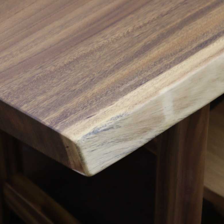 一枚板 テーブル ダイニングテーブル モンキーポッド 180cm 無垢材 座