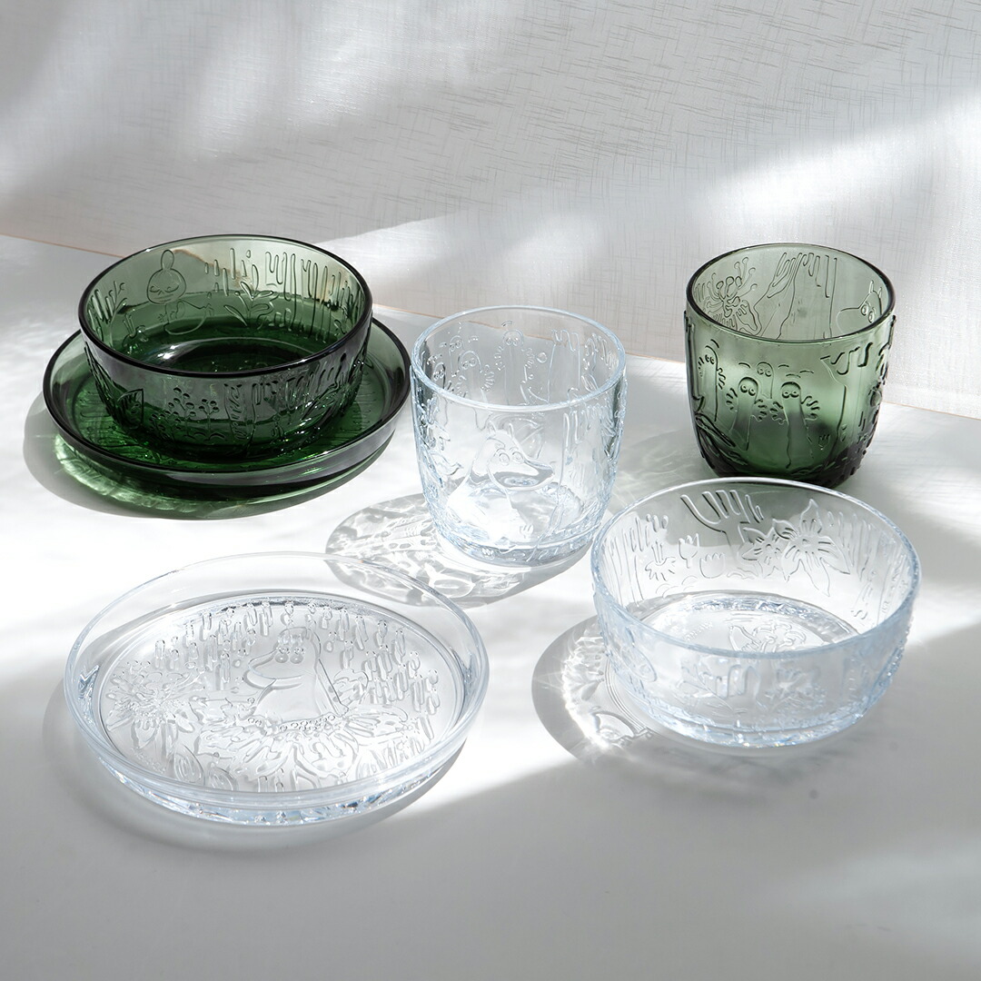 ムーミン ガラスプレート（アラビア／ARABIA） フリーデザイン ｜ 北欧