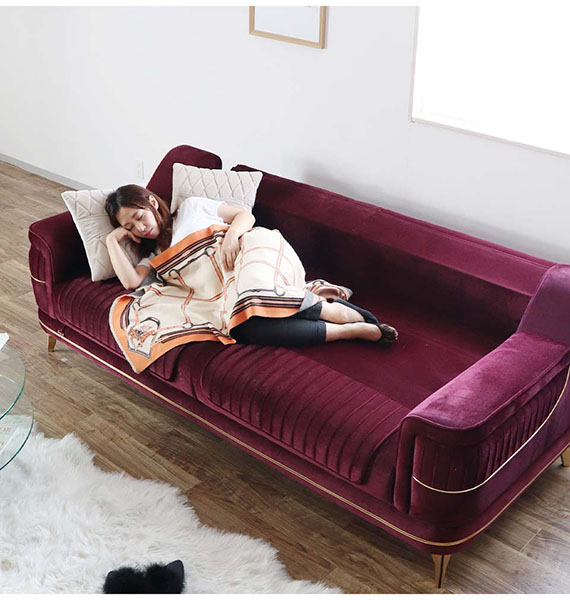 ソファベッド 3Pソファ ガスト おしゃれ エキストラベッド 輸入家具