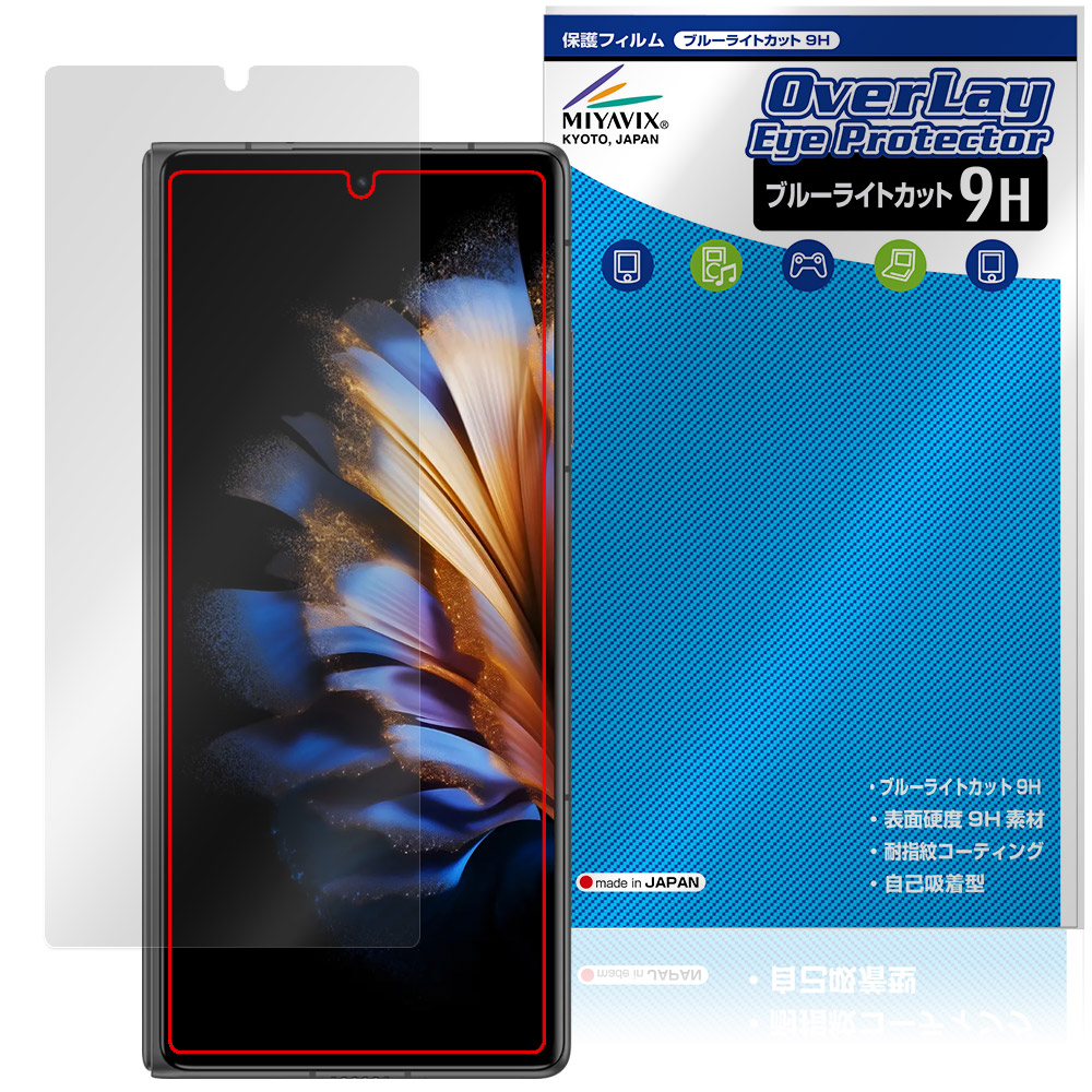 nubia Fold 用 保護フィルム | 上級者向け曲面対応 低反射タイプ