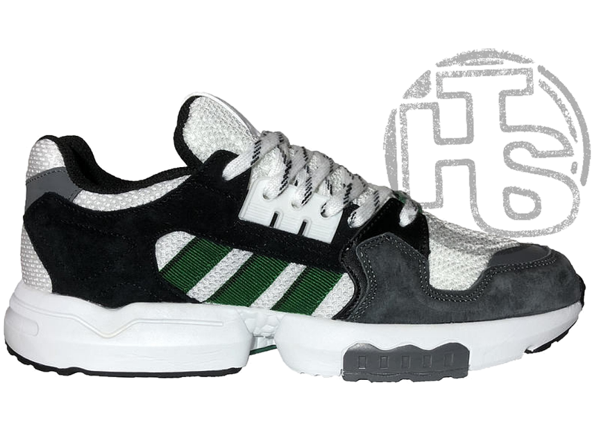 Чоловічі кросівки Adidas ZX Torsion White Grey Black Green