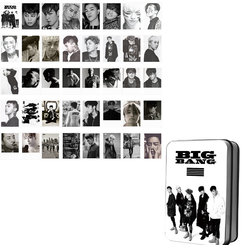 KPOP Bigbang GD T.O.P G-DRAGON TAEYANG DAESUNG 40pcs Polaroid LOMO