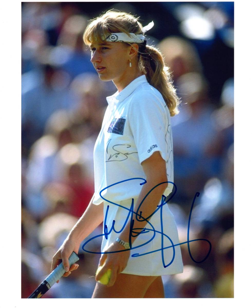 シュテフィ・グラフ Steffi Graf 直筆サイン入り写真 証明書付き