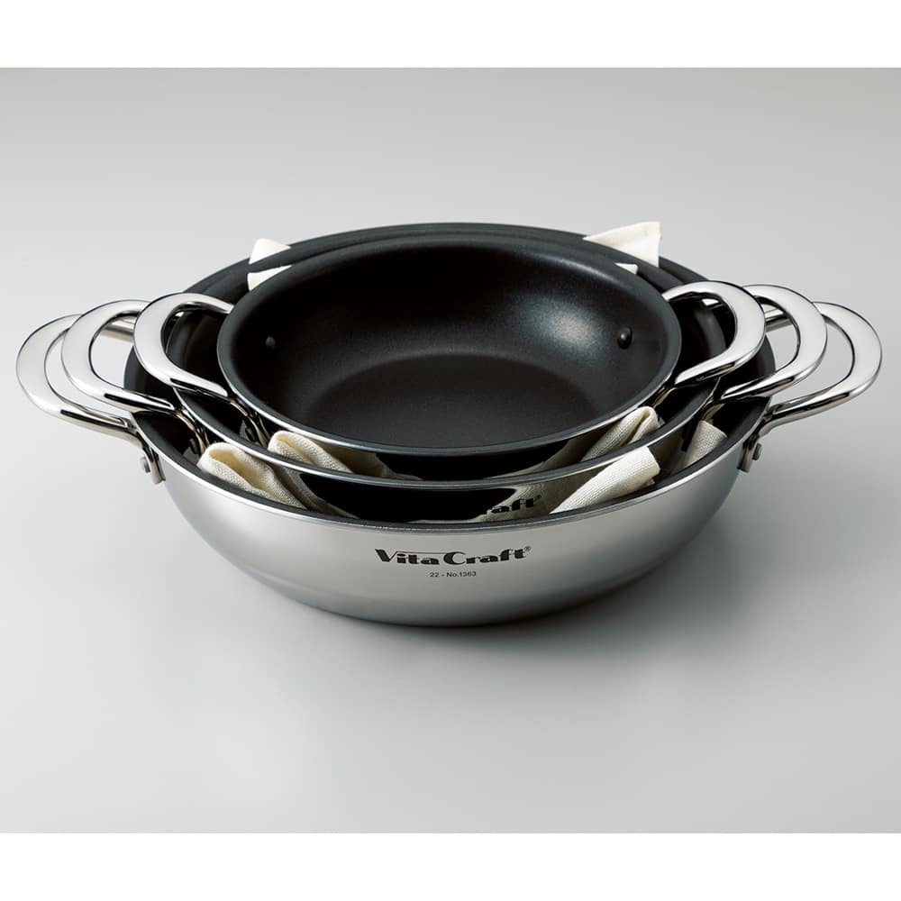 ビタクラフトテーブルパン（ガラスふた付き）【径26cm】 通販 - ディノス