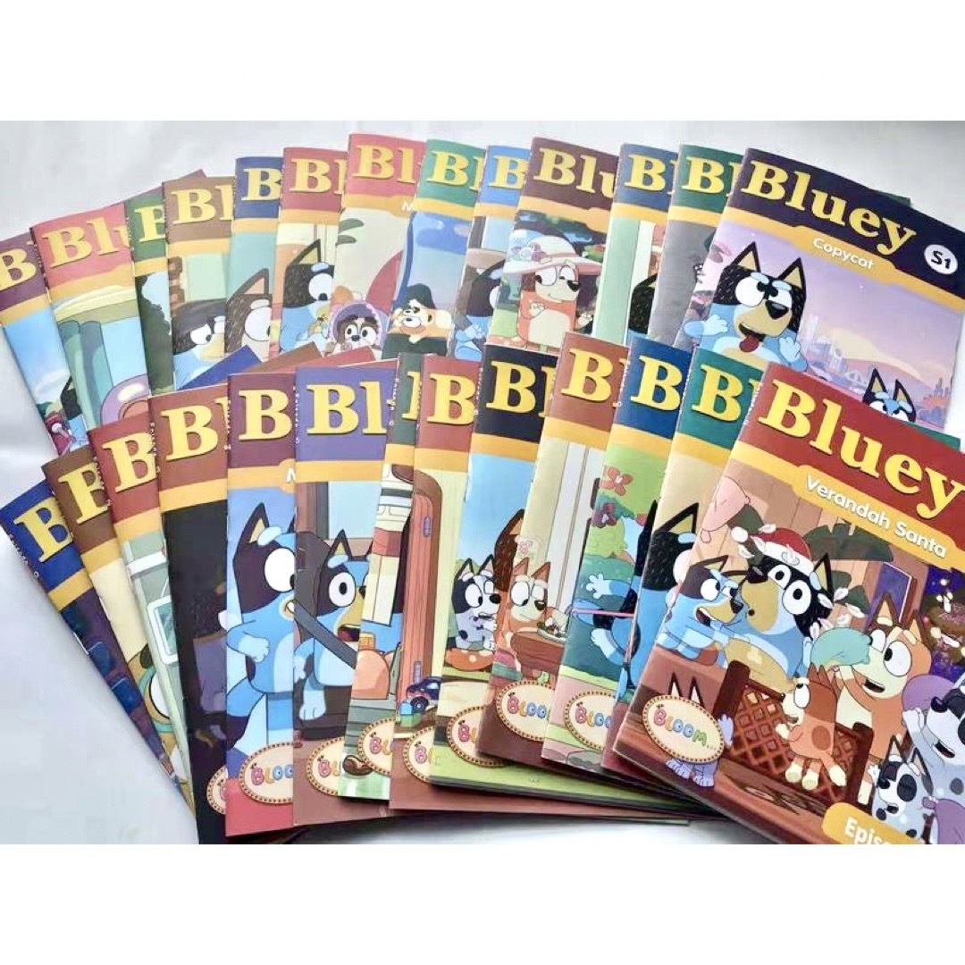 ブルーイ 台本版英語絵本 Bluey 音源付 動画付 マイヤペン対応