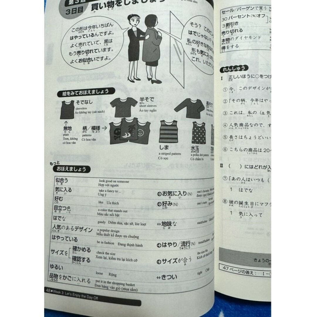 SOMATOME N3「日本語総まとめN3(ベトナム語と英語版）」5冊セットの