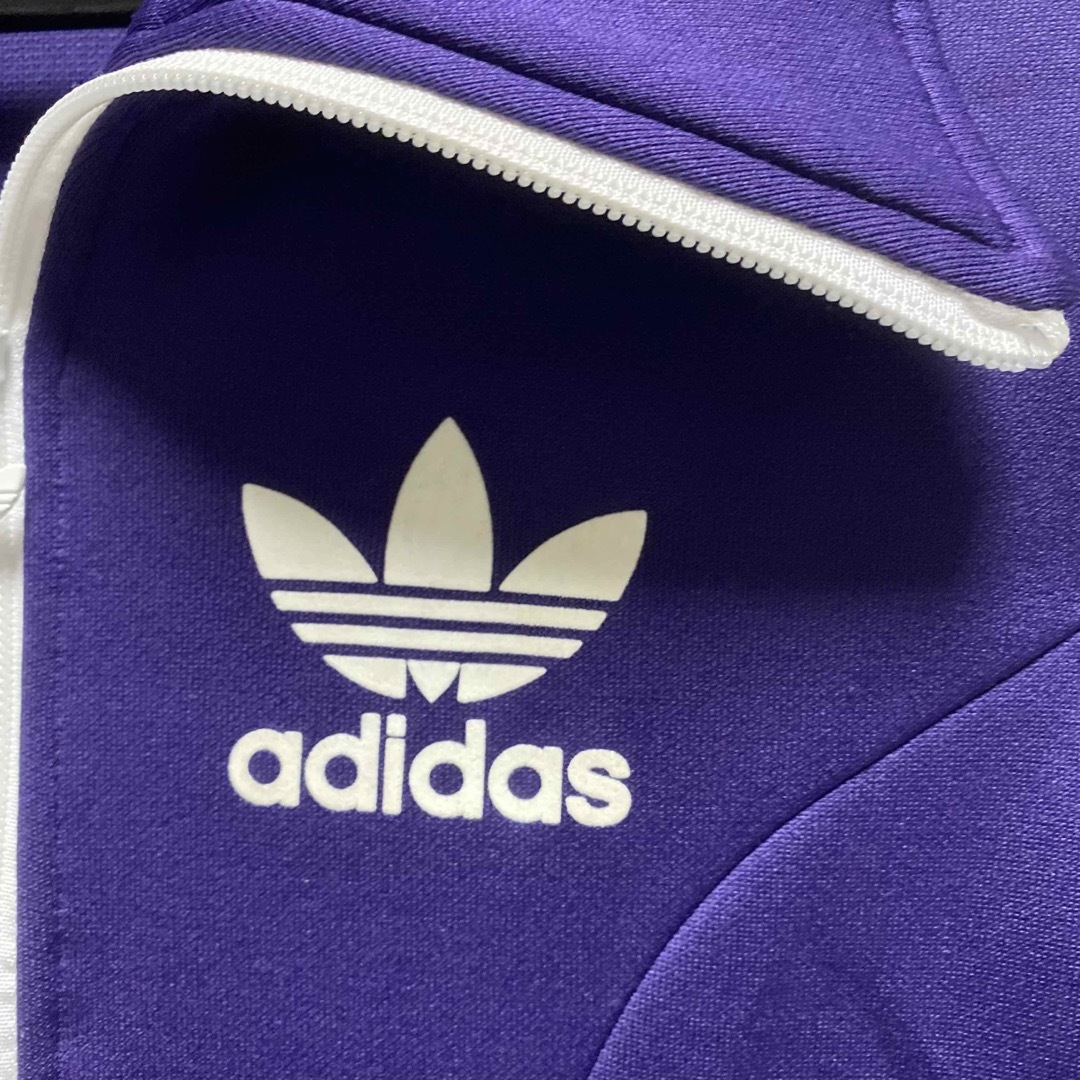 adidas - 美品 アディダス トラックワンピースジャケット パープル 紫