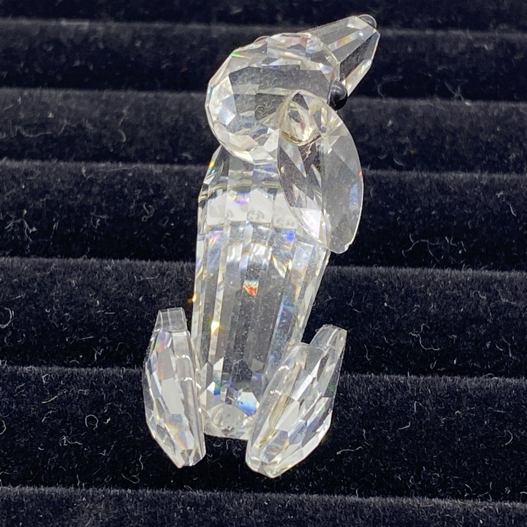 SWAROVSKI - 箱付き スワロフスキー 置物 クリスタル 犬 ダックス