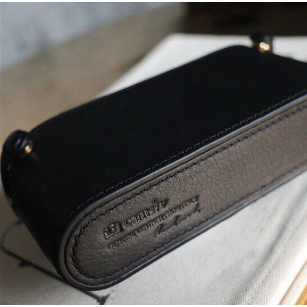 新品 本革カメラケース LEICA ライカ 3f/3c/Ⅲf/Ⅲc用 ブラックの通販