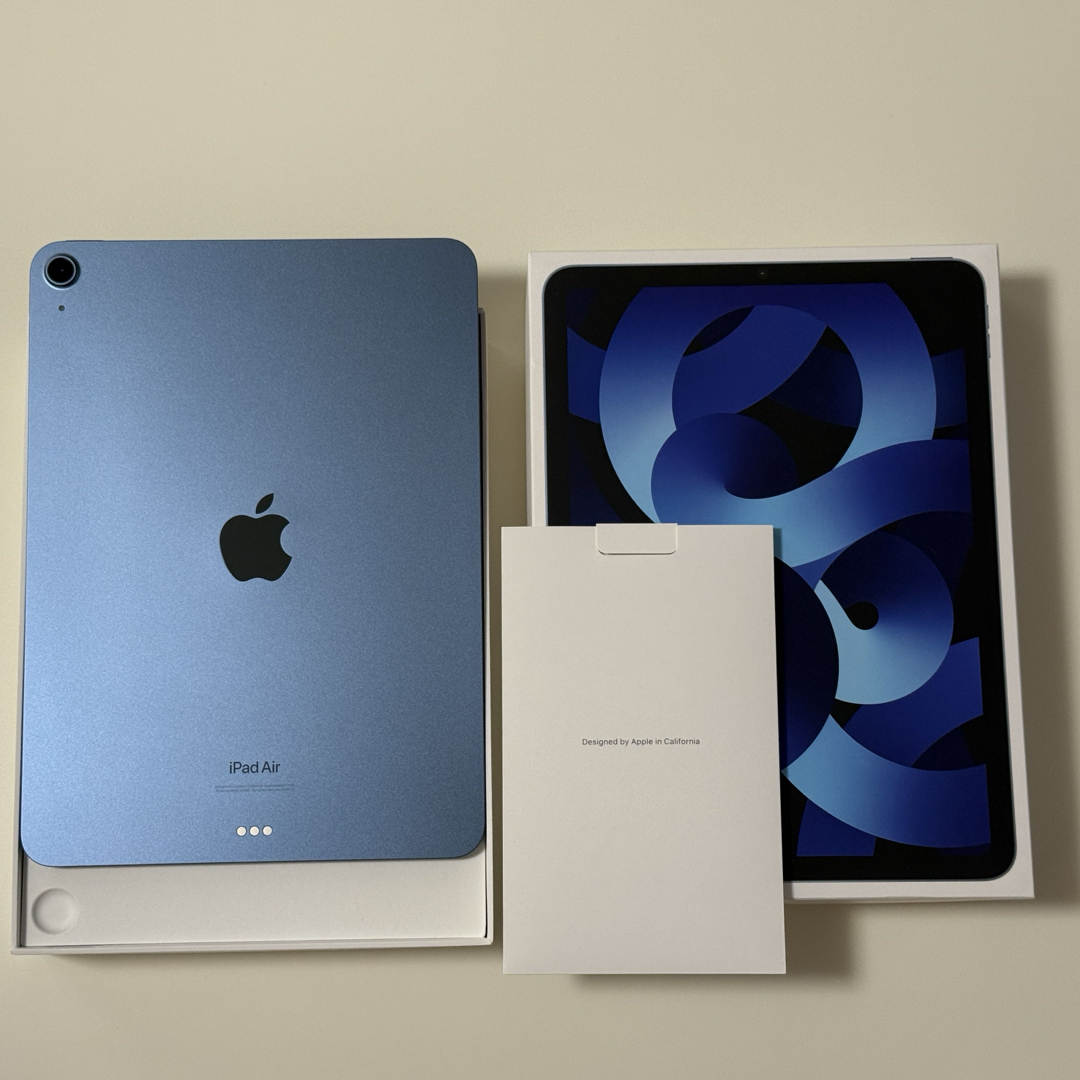 iPad - 美品 iPad Air 第5世代 M1 64GB ブルー WiFiの通販 by あすろん