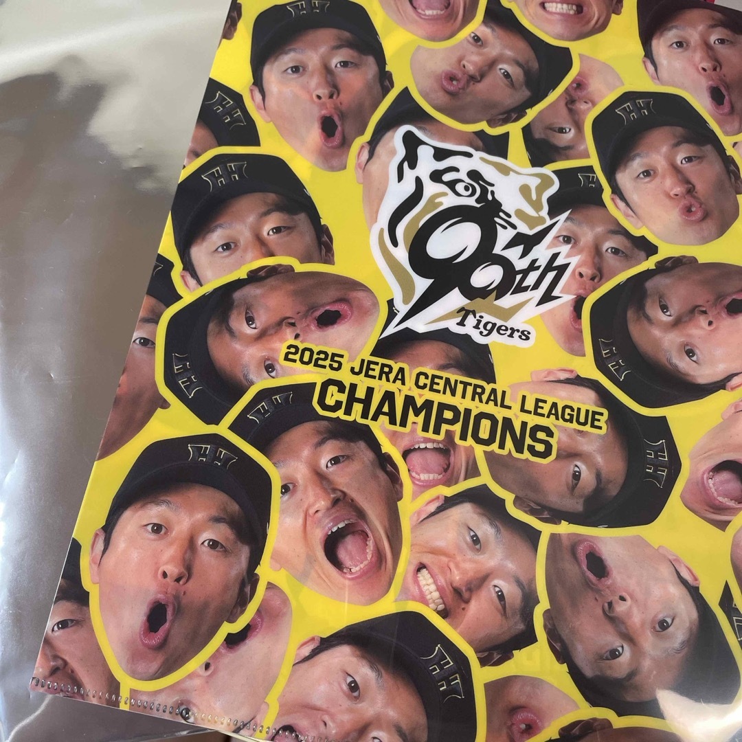 阪神タイガース セ・リーグ優勝記念シークレット顔柄クリアファイルの