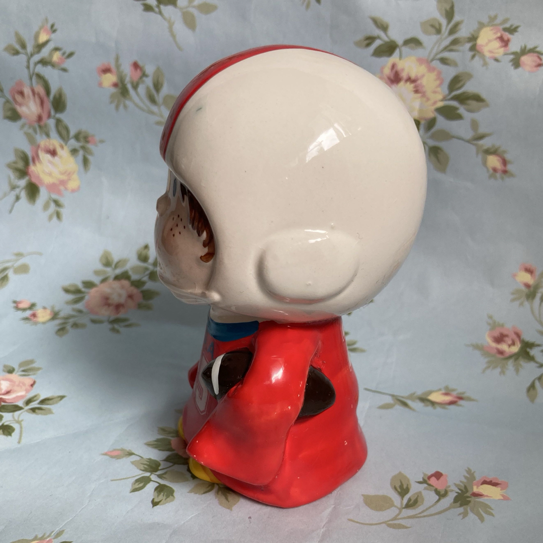 水森亜土 貯金箱 置物 陶器 亜土ちゃん サンリオ 昭和レトロ レアの