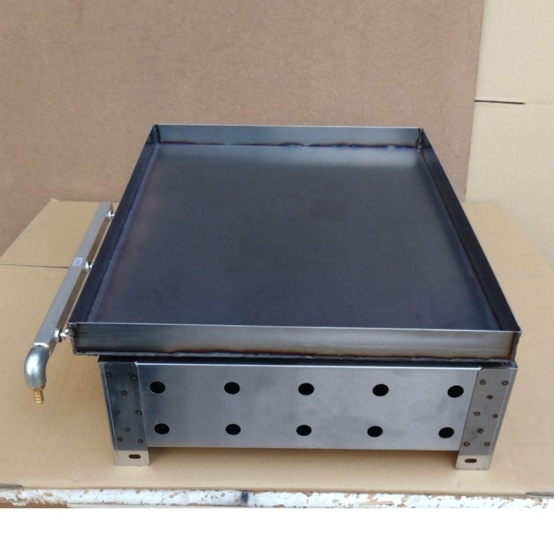 未使用品 極厚6ミリ プロパンガス グリドル 幅60cm 全周フチ キッチン