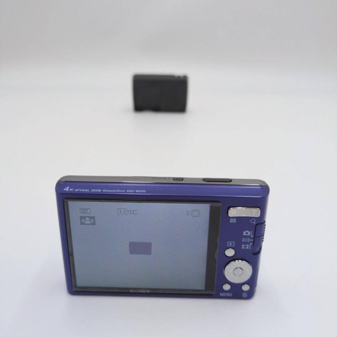 SONY - 未使用級 SONY Cyber-shot 1410万画素 W550 ブルーの通販 by