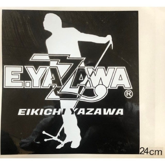 矢沢永吉ステッカーNo.A79 シルエット&ロゴ ブラック&ホワイトの通販