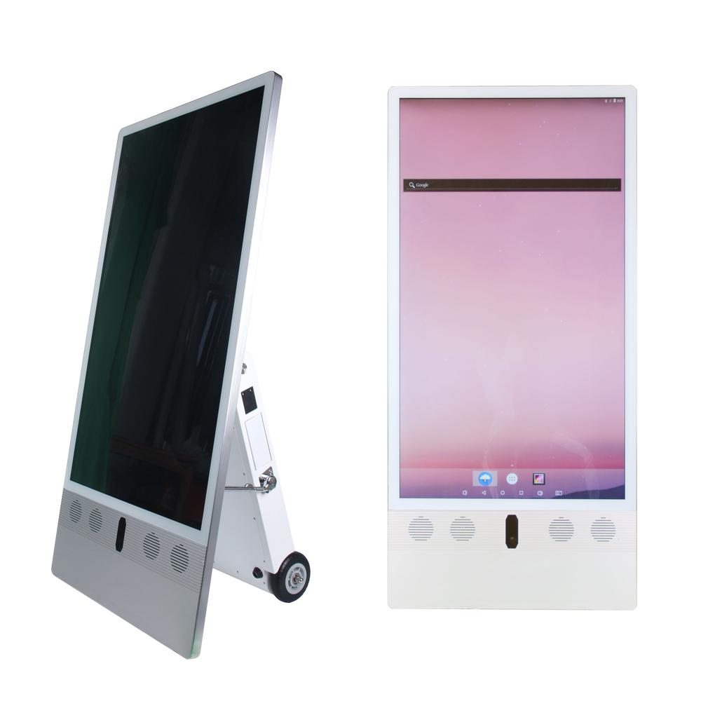 デジタルサイネージ 自立型 電子看板 43inch タッチパネル 防水