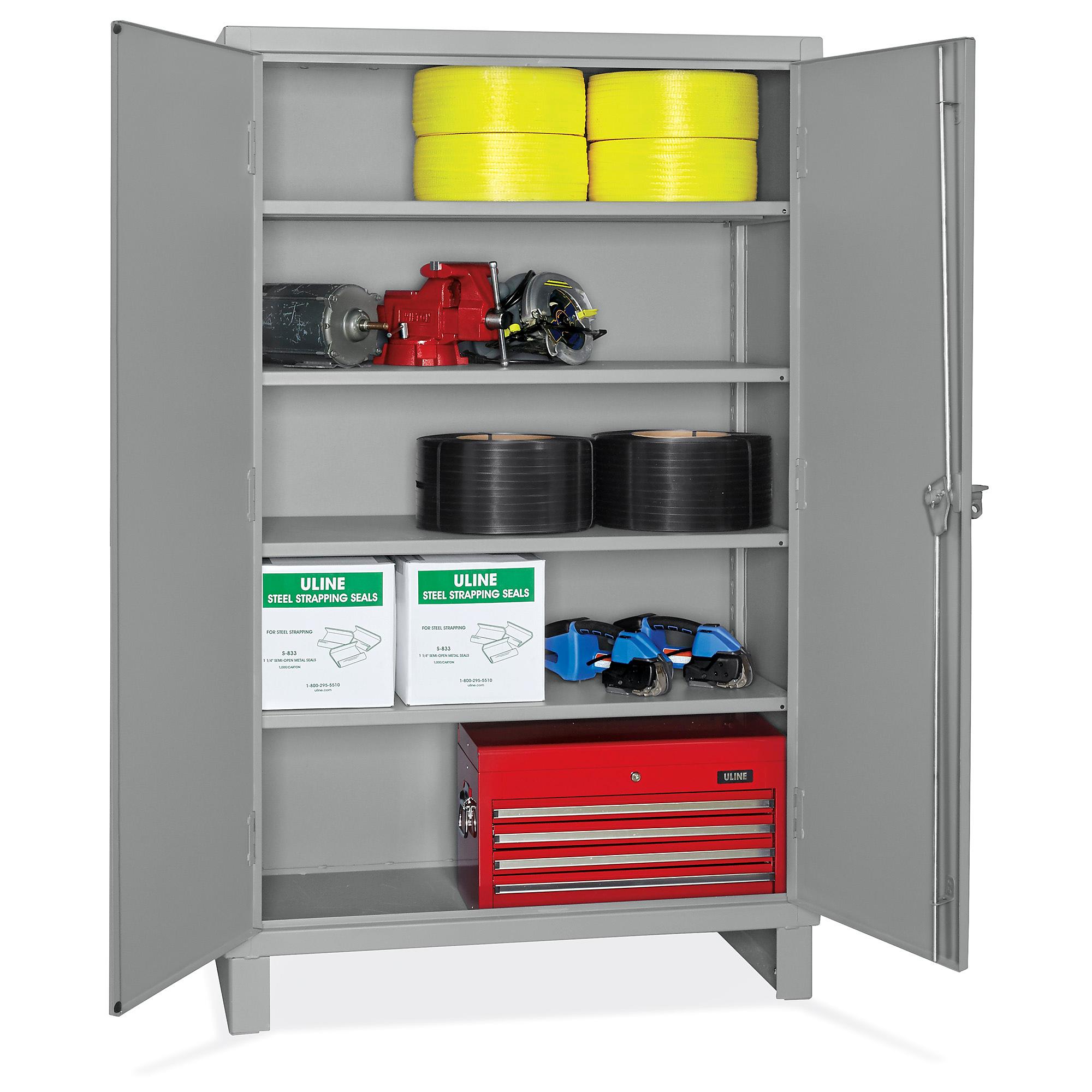 Heavy-Duty Welded Storage Cabinet - 48 x 24 x 78