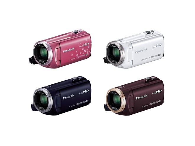 Panasonic ビデオカメラHC-V520M FULL HD2台 電池3個 Panasonic ビデオ