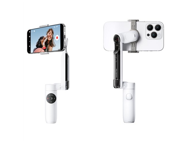 Insta360、手ブレ補正とAI追跡に対応したスマートフォン用ジンバル