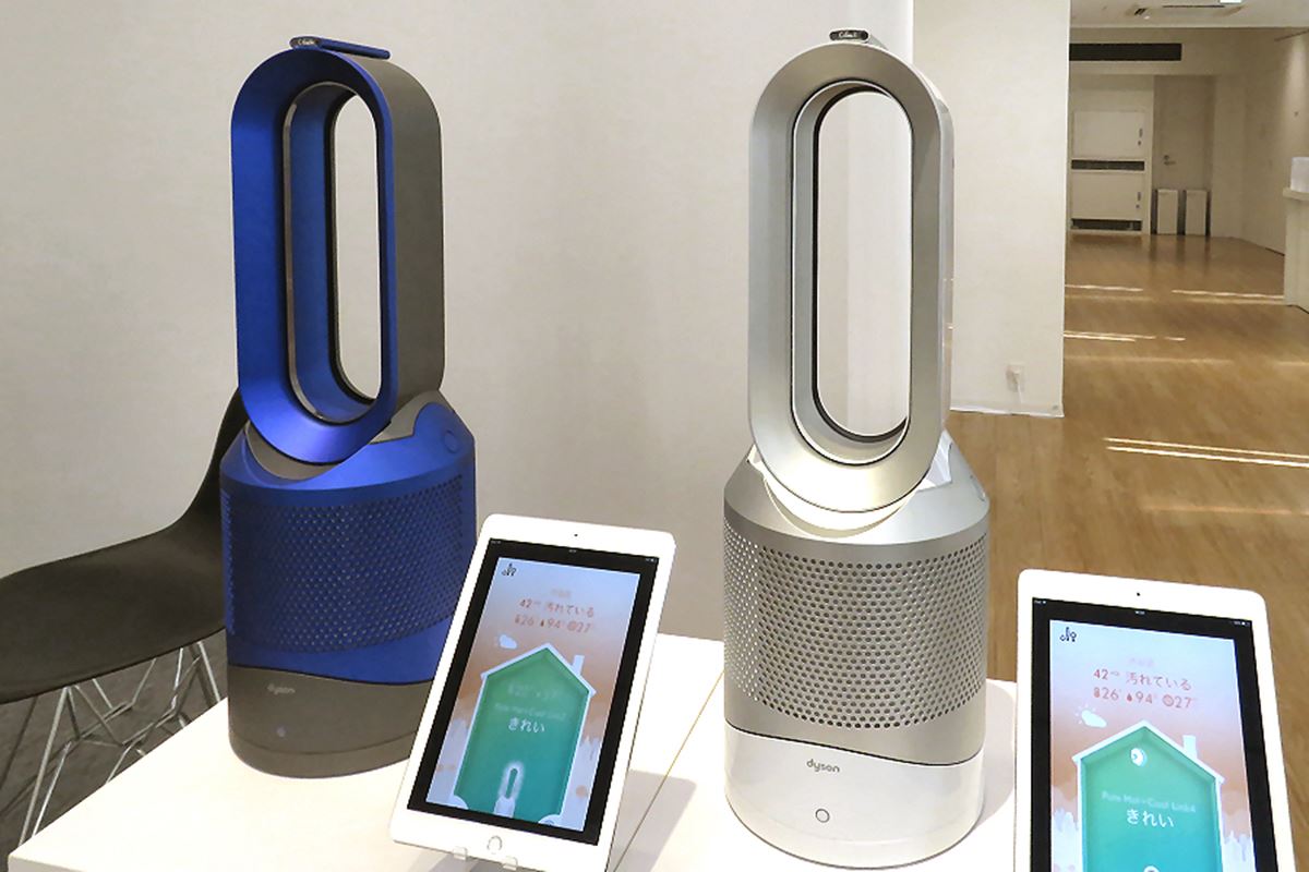 ダイソンの1年中使える空調家電「Dyson Pure Hot+Cool Link」もスマホ