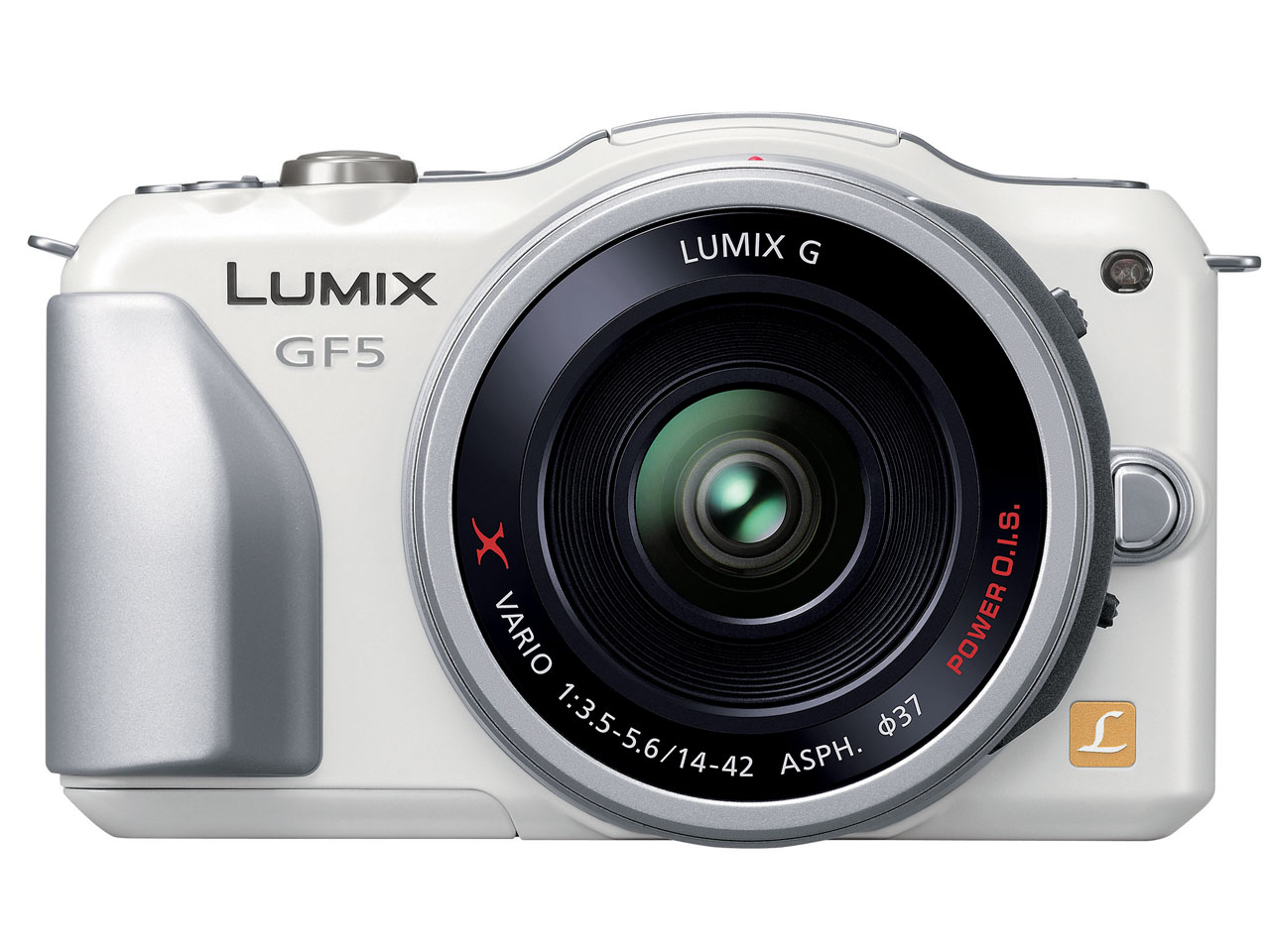 パナソニック LUMIX DMC-GF5X-W 電動ズームレンズキット [シェル