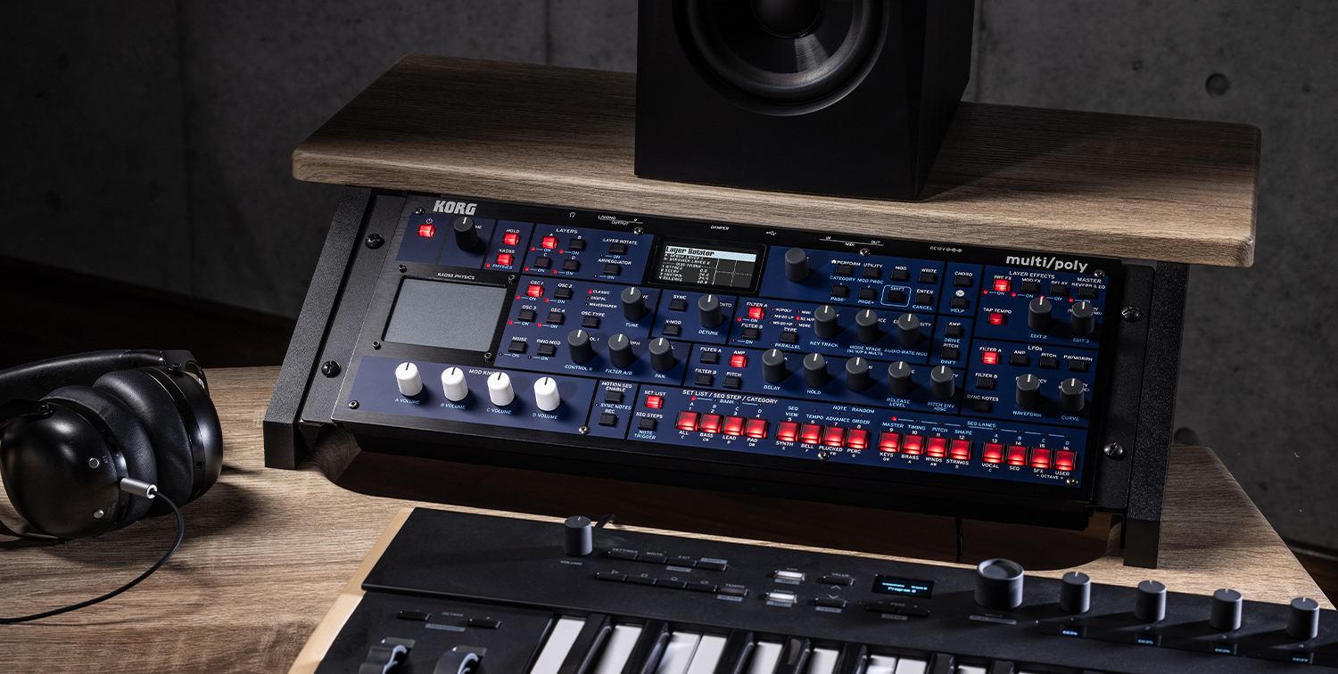 KORG multi/poly module | 「Mono/Poly」をコンパクトに進化させた