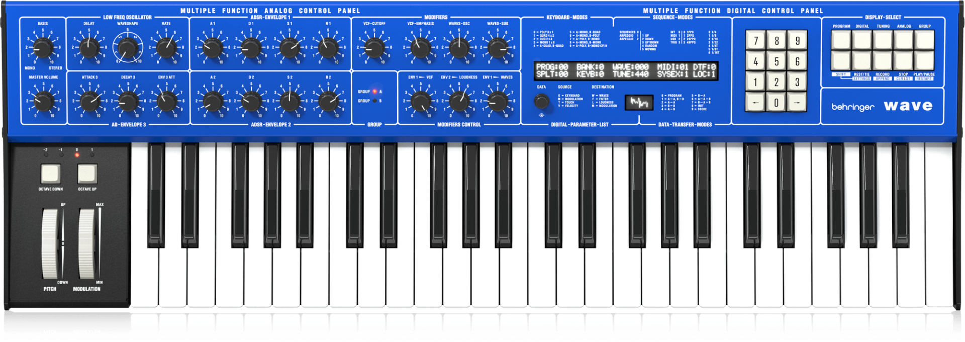 Behringer WAVE | ウェーブテーブルシンセ「PPG WAVE」のクローン