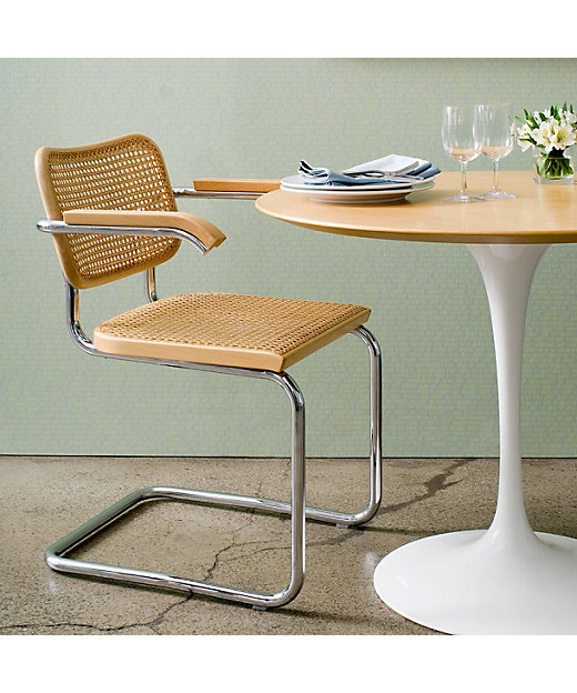 受注商品】チェスカチェア ウィズ アーム ライトビーチ | Knoll/ノル