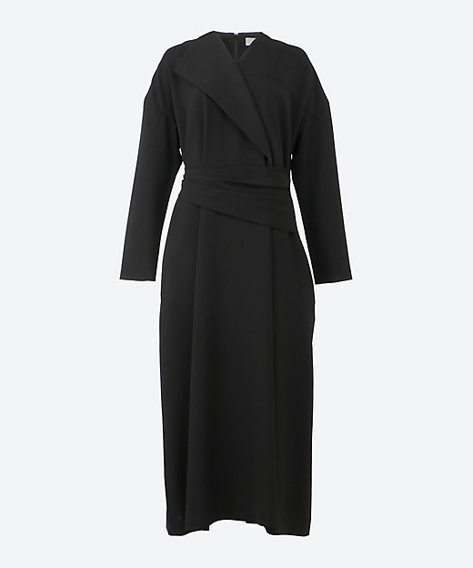 Agatha wrap waist dress BK AW2514―BK