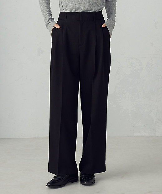 ストレッチツイル 2タックワイドパンツ ／ セットアップ対応