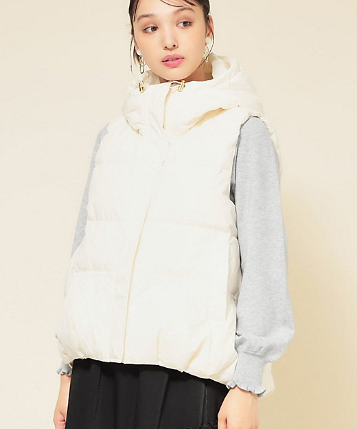 フード付き／2色展開】ダウンベスト（2002528938