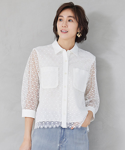 ドラマ「明日はもっと いい日になる」着用】【洗える】ジオメトリック