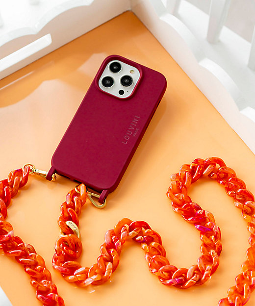 ☆MagSafe対応スマートフォンケース MILO BURGUNDY