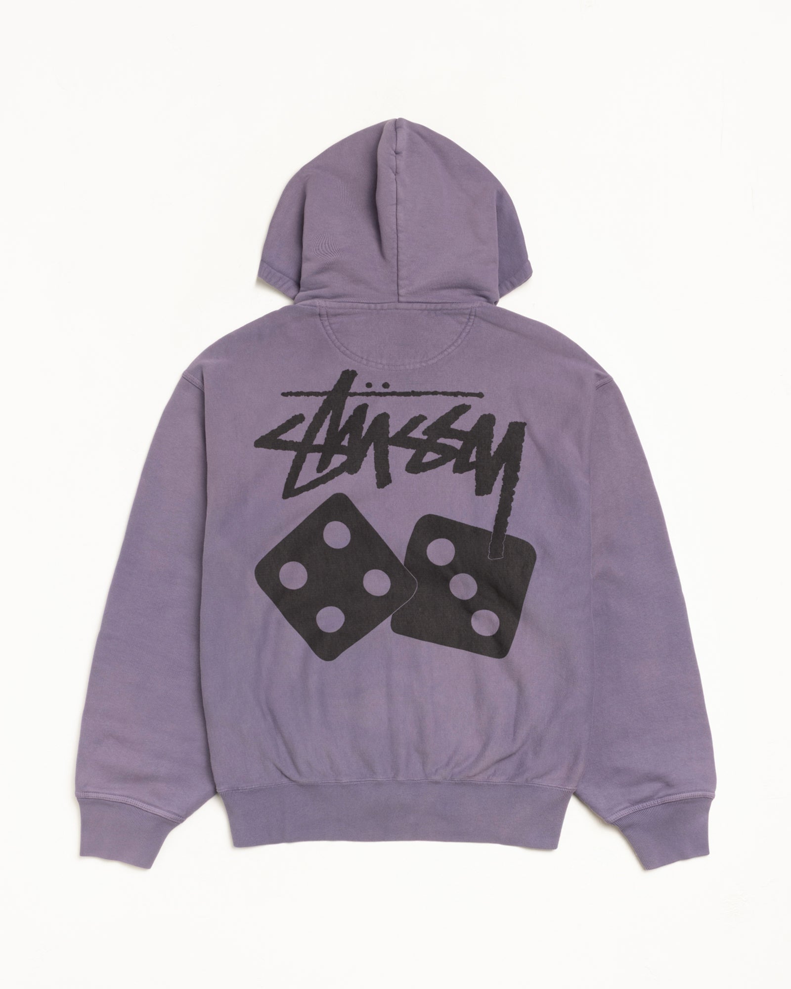 Dice Zip Hoodie Pigment Dyed – Grape | Sweats | Stüssy Japan