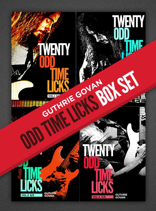JTC Guitar - Package - Odd Time Licks: Boxset