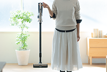 特長：使いやすい ： スティッククリーナー（コードレス式）PV-BL2H