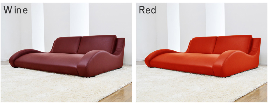 ローソファー ジータ 2.5人掛け 全8色 カウチ おしゃれ モダン