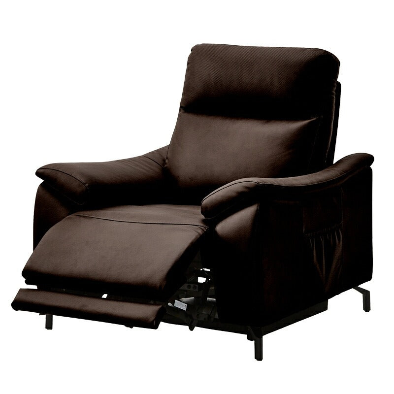 KaguBuy 開梱設置 スピーカー内蔵 電動リクライニングソファー 本革