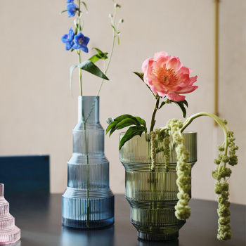 コスタ ボダ Pavilion(パビリオン) フラワーベース ブルー L フラワー