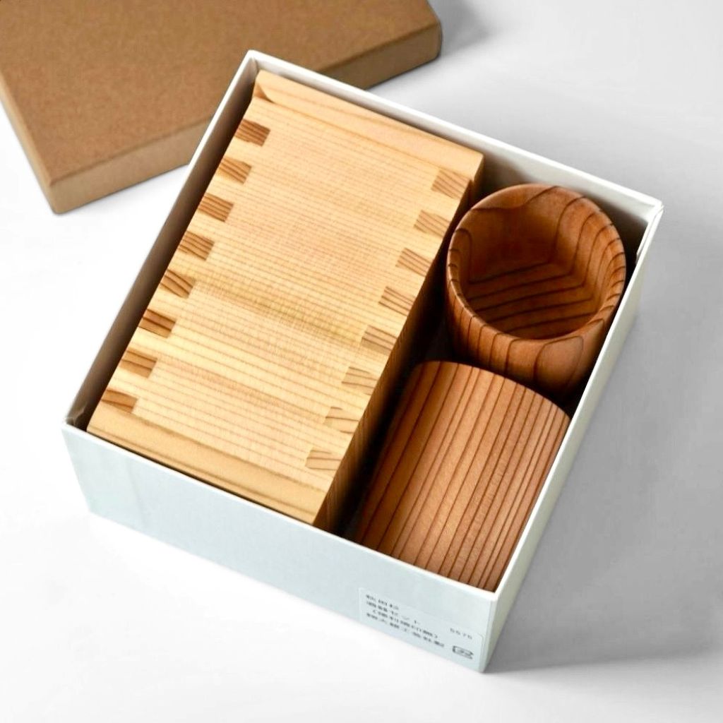 OMA FACTORY 木箱付き OMASU 酒器 OMA FACTORY 木箱付き OMASU 酒器