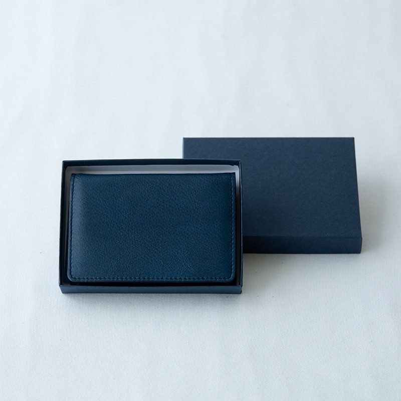 本革 藍染め 名刺入れ | Lacycle mall（ラシクルモール）