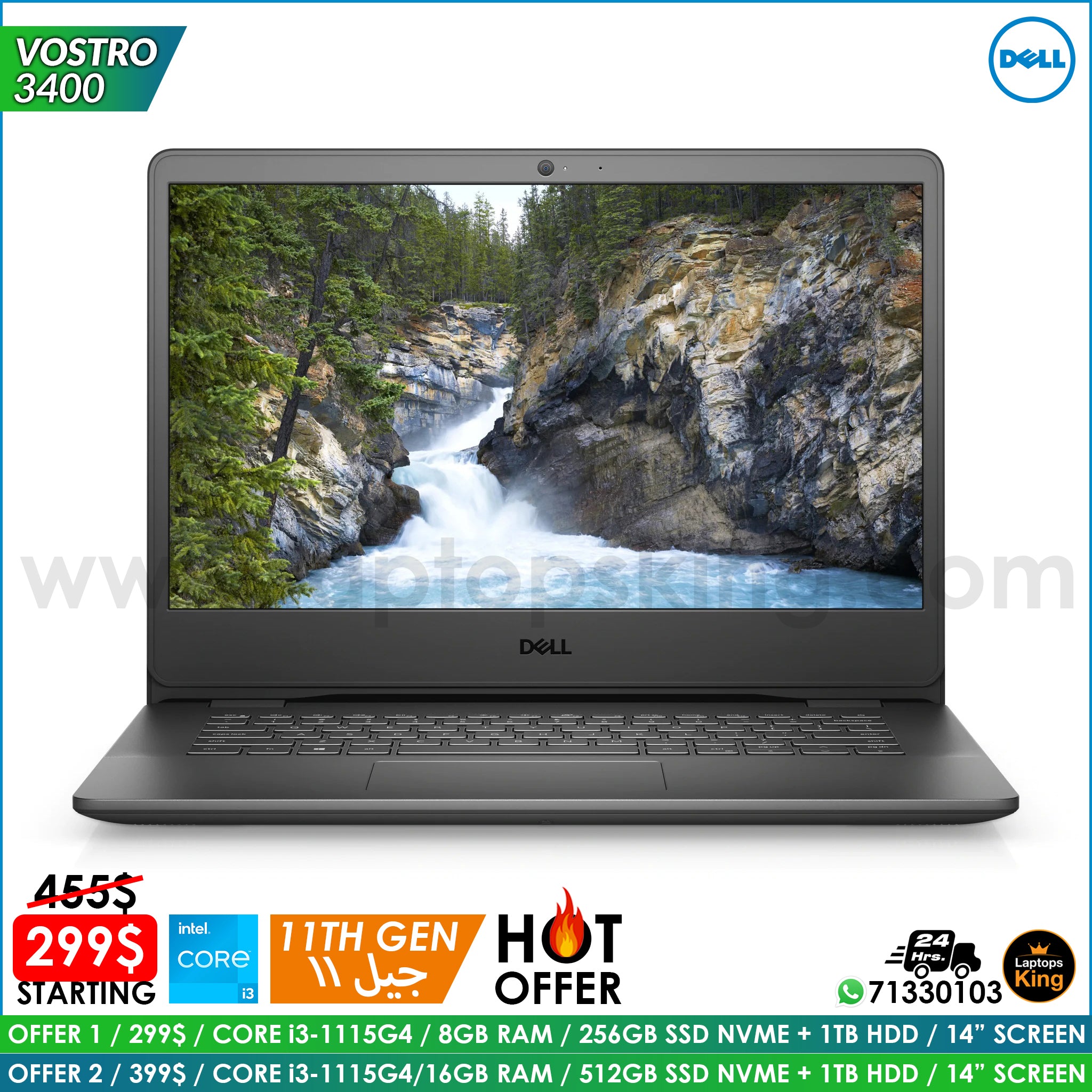 Dell Vostro 3400 Core i3-1115g4 14